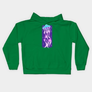 Jellyfish Art Ilustration Kids Hoodie